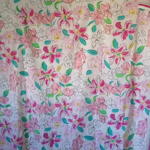 Vintage MARY QUANT London Mod Floral Print Sarong Cotton/Poly Blend - Picture 4 of 6